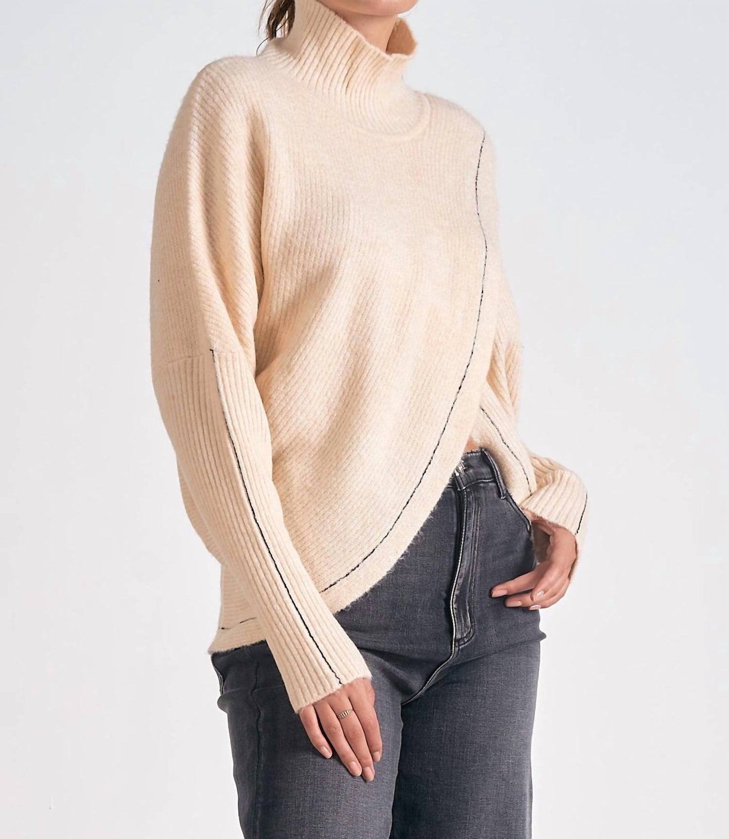 Elan - Criss Cross Sweater