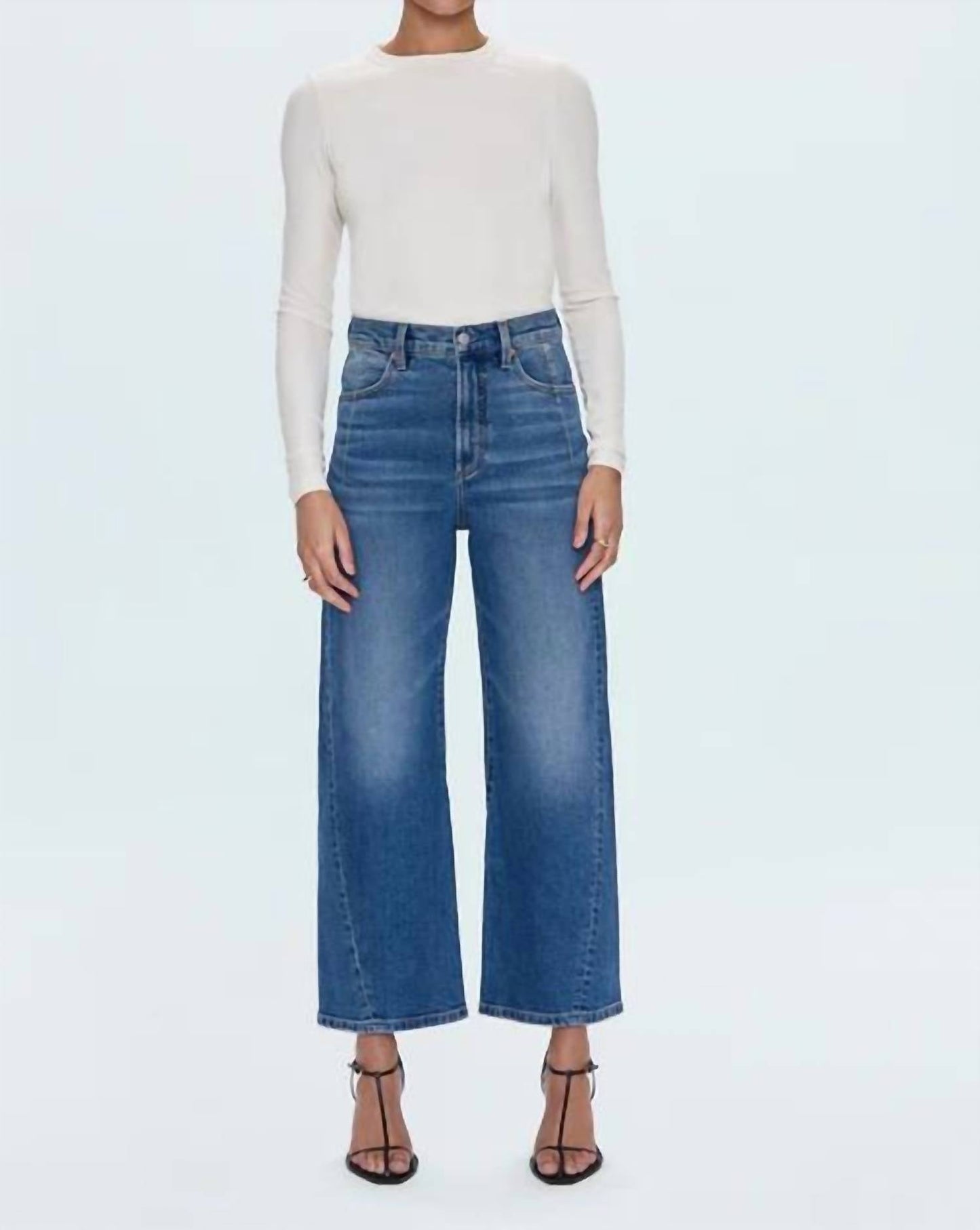 Pistola - Kyra High Rise Bowed Ankle Jeans