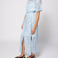 Amanda Maria - Chiffon Beach Print Shirt Dress