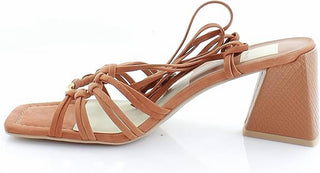 Dolce Vita - Women's Kash Cedar Nubuck Tie Up Block Heeled Sandals