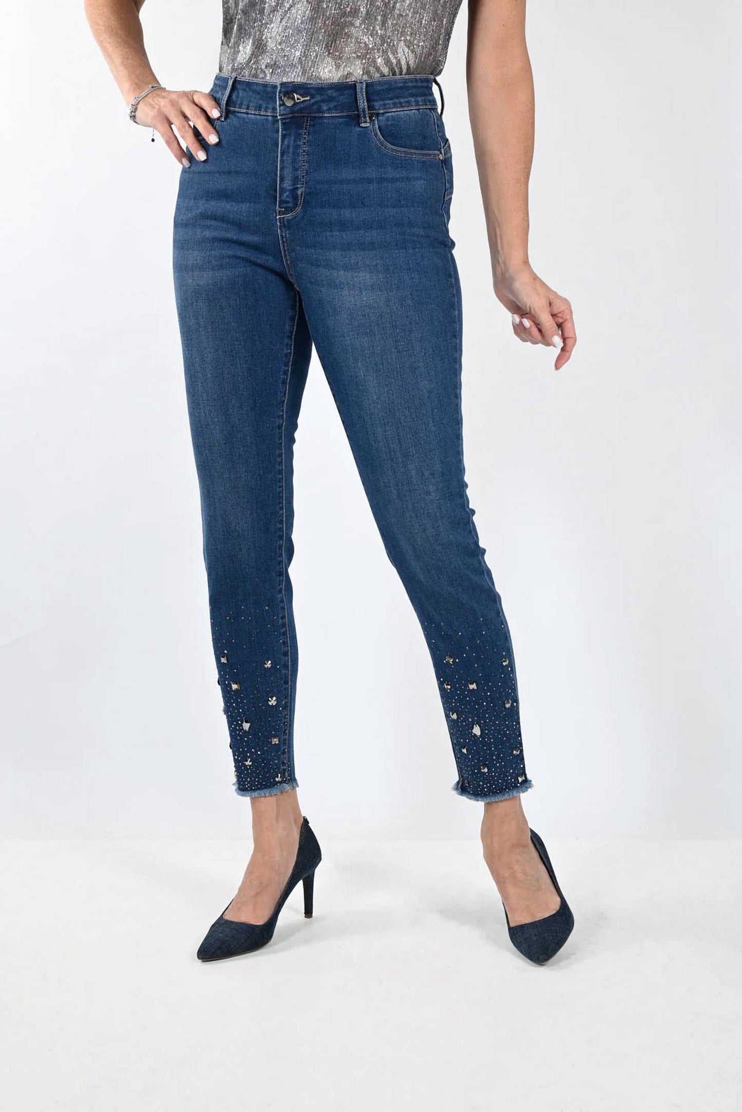 Frank Lyman - Woven Denim Pant