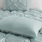 7 Piece Tufted Comforter Set Seafoam King