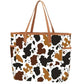 Viv & Lou - Women's Herd That Cow Print Hayden Tote