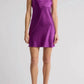 Veronica Beard - Maelle Draped Stretch Silk Mini Dress