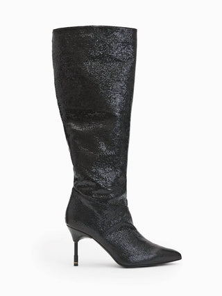 Allsaints - Women's Nori Shimmer Knee High Leather Boots