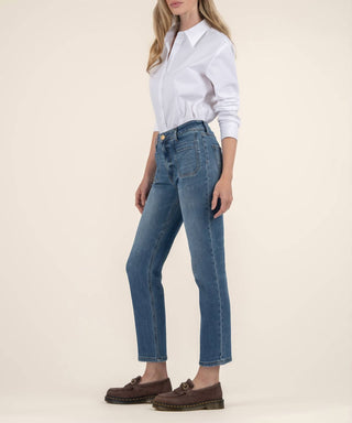 Kut From The Kloth - Elizabeth High Rise Straight Leg Jeans