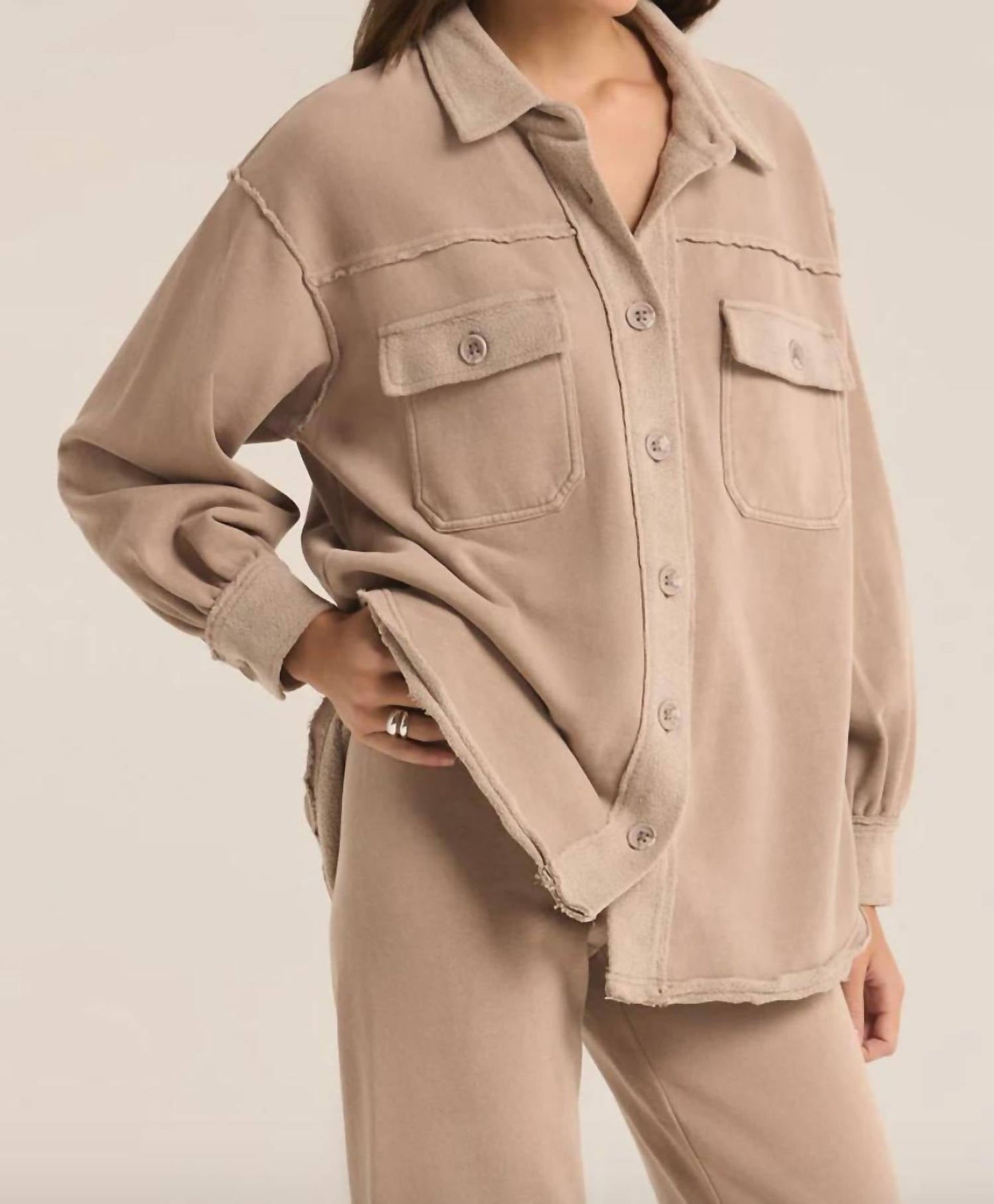 Z Supply - Mixed Media Shacket