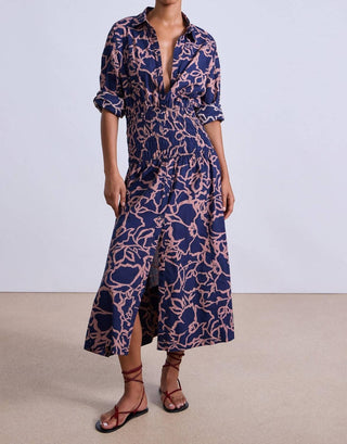 Apiece Apart - Sophia Smocked Shirt Dress