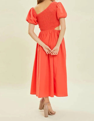 Trendsi - Heyson Smocked Cutout Midi Dress