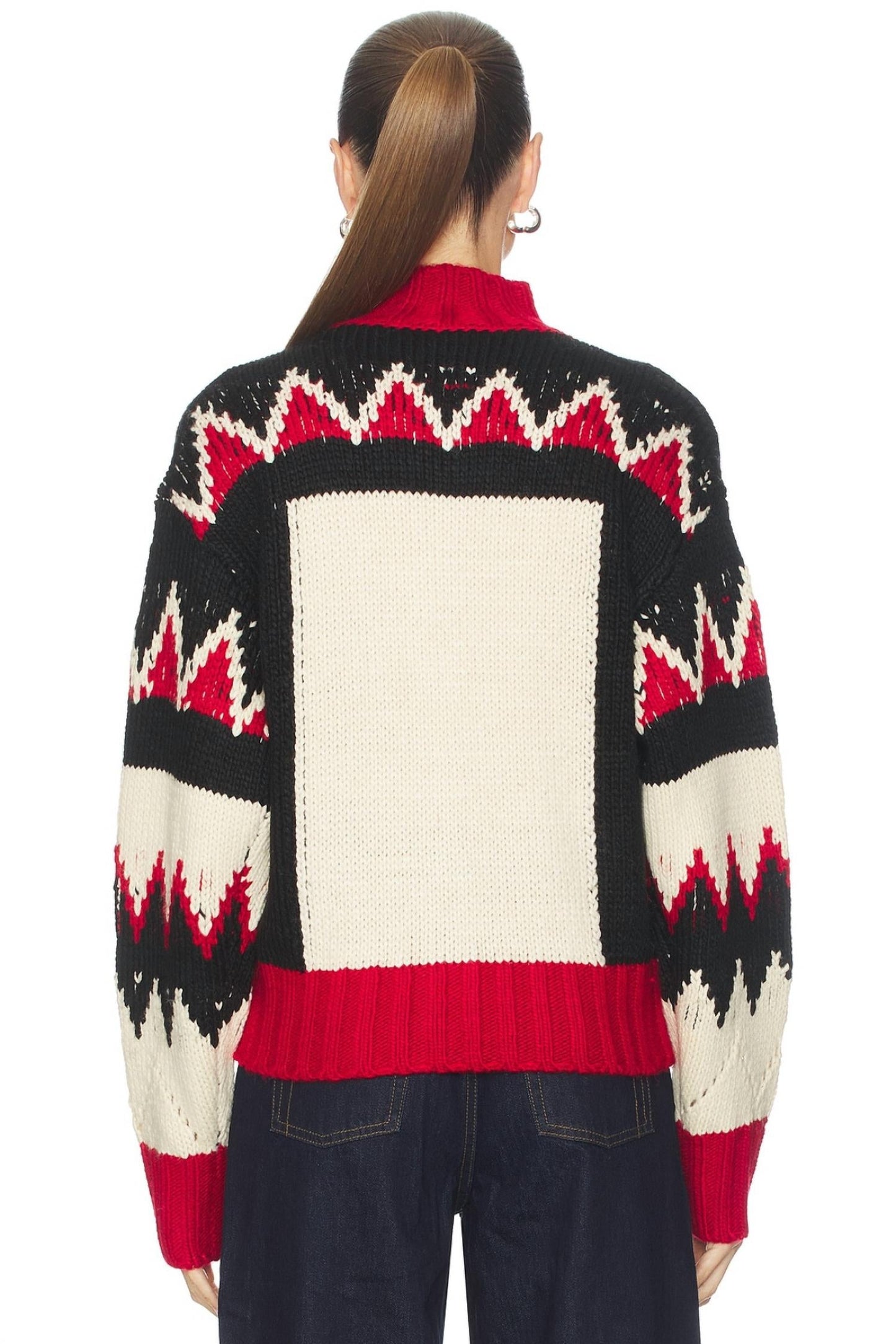 Steve Madden - Patterned Sweater Jacket