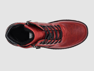 Kcr Group - Women's Everyday Wool-lined Zip-up Leather Boots