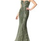 Ivonne D - Beaded Fit-and-flare Gown