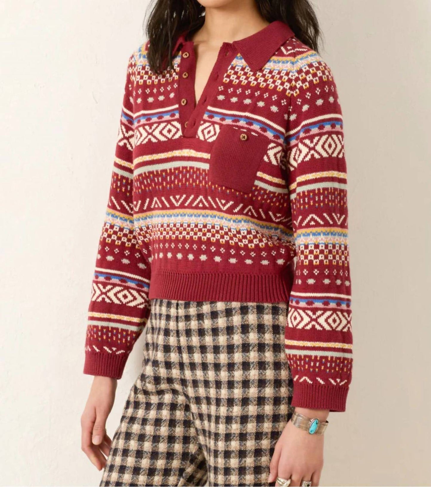 Alix Of Bohemia - Liza Fair Isle Top