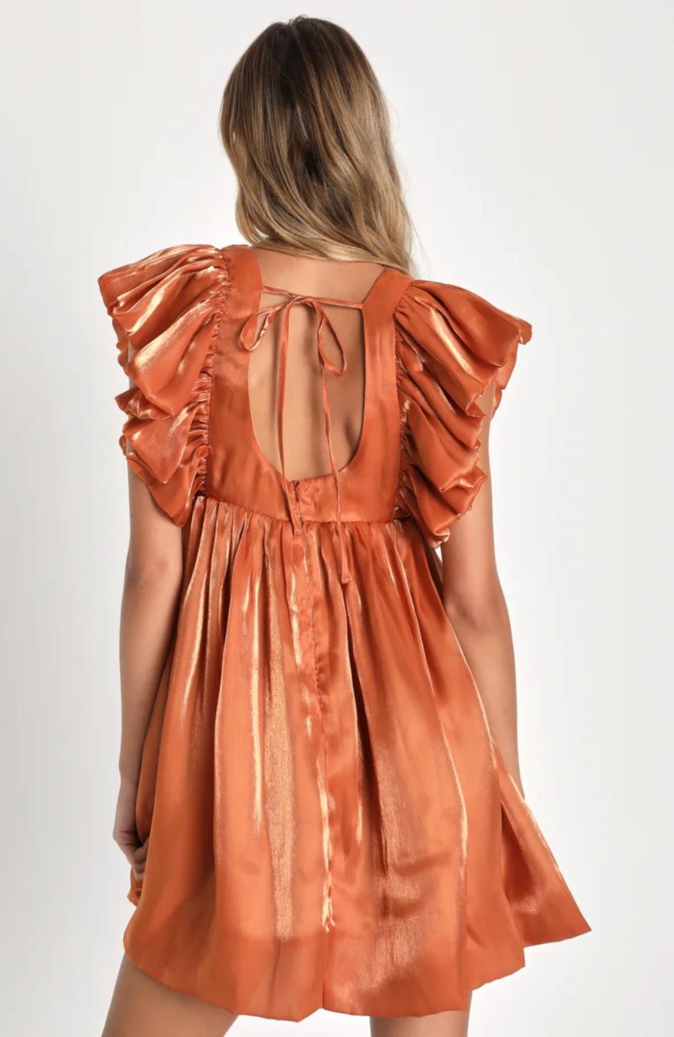 Lulus - Sensational Babydoll Dress