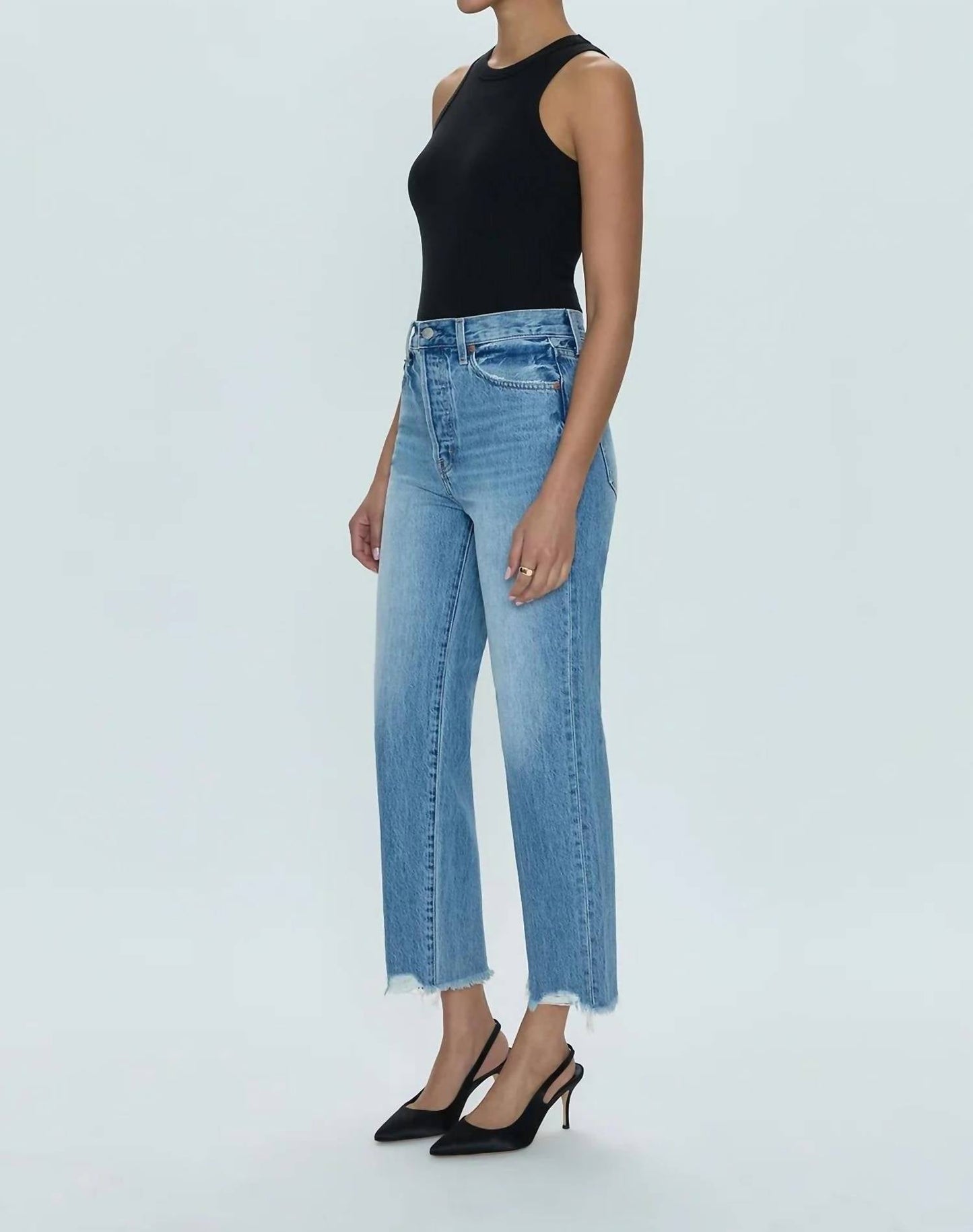 Pistola - Cassie Super High Rise Straight Jean