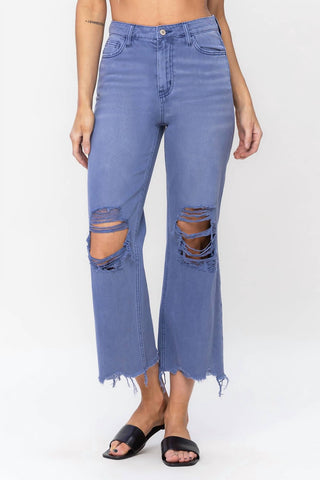 Vervet By Flying Monkey - 90"s Vintage Crop Flare Jeans