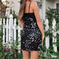 8Apart - Roxie Floral Sequin Mini Dress