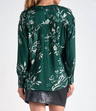 Elan - Long Sleeve Button Down Blouse