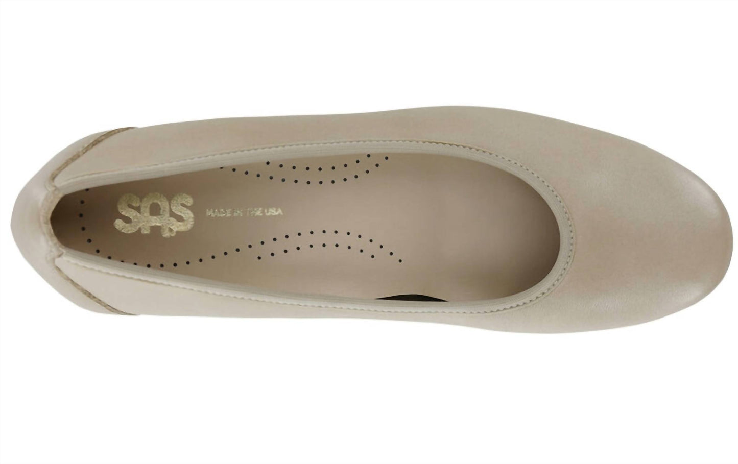 Sas - Women's Milano Crema Leather Pump Heels