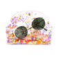 Packed Party - Women's Confetti-filled Sunglass Case