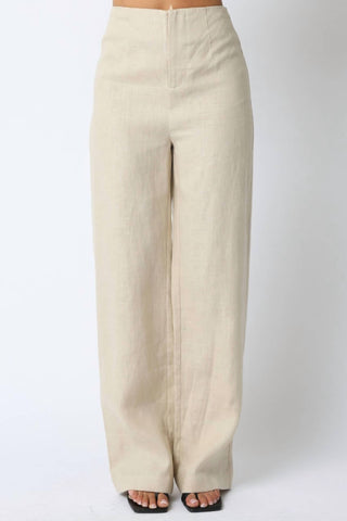 Olivaceous - Blair Linen Pants