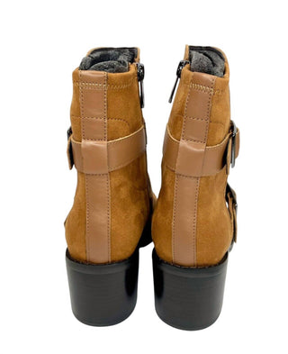 Donald Pliner - Women's Saddle Suede Leather Darby Ankle Boots