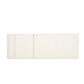 Outdoor Reclining Chair Cushion with Headrest in Beige