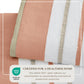 Decorative Cotton Stripe Bath Towel Set - Noelle Collection