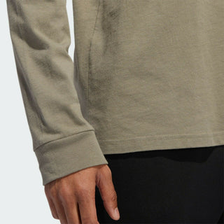 Adidas Men's Logo Long-Sleeve T-Shirt Olive Size 2 Extra Large