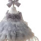 Floral Tulle Tutu Flower Girl Wedding Dress