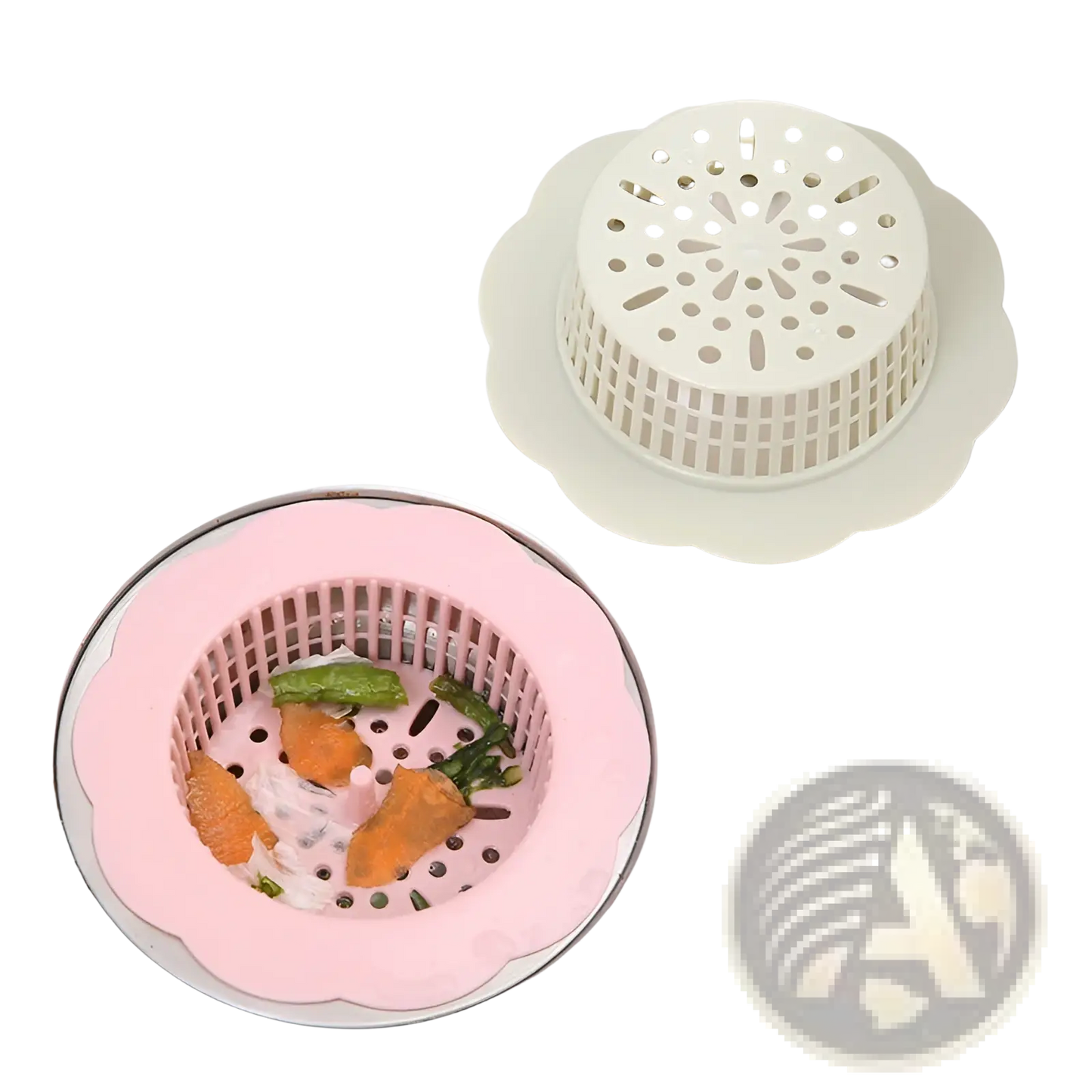 Flower Sink Strainer Kitchen Drain Plug Filter 4 Pack