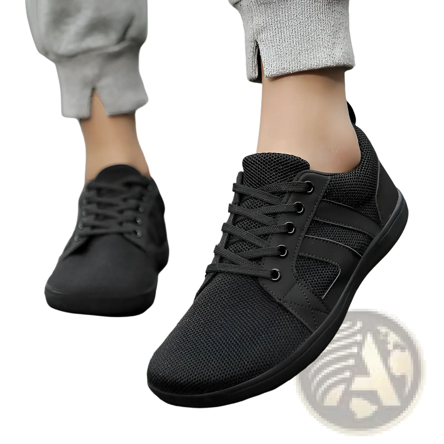 Fly-knit Wide Last Sneakers Breathable Mesh Shoes