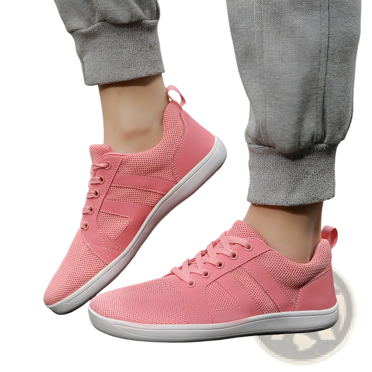 Fly-knit Wide Last Sneakers Breathable Mesh Shoes