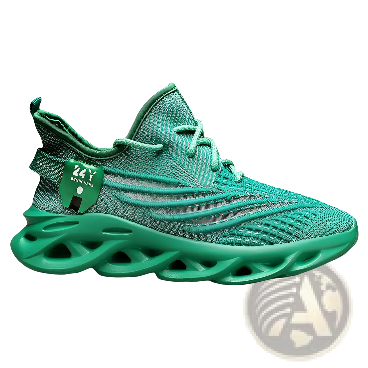 Flyknit Mesh Platform Running Shoes for Men