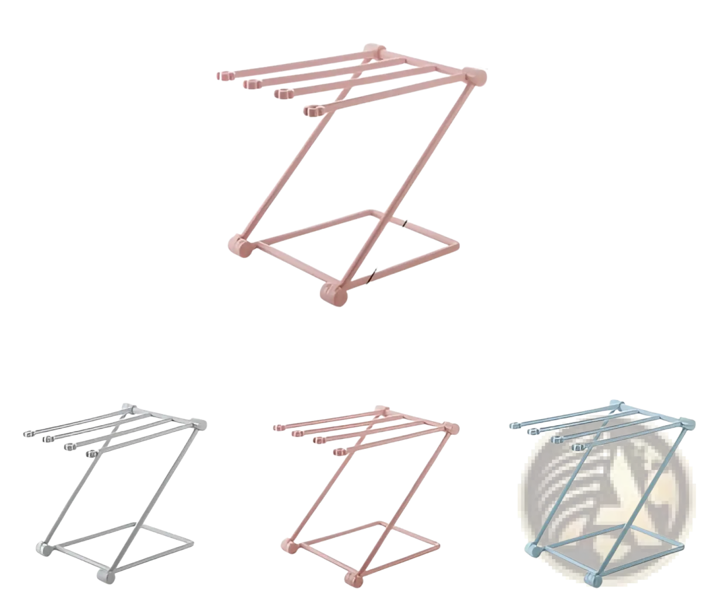 Foldable Dishcloth Rack Kitchen Towel Organizer Shelf