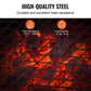 Folding Campfire Grill Heavy Duty Steel Mesh Grate 18in