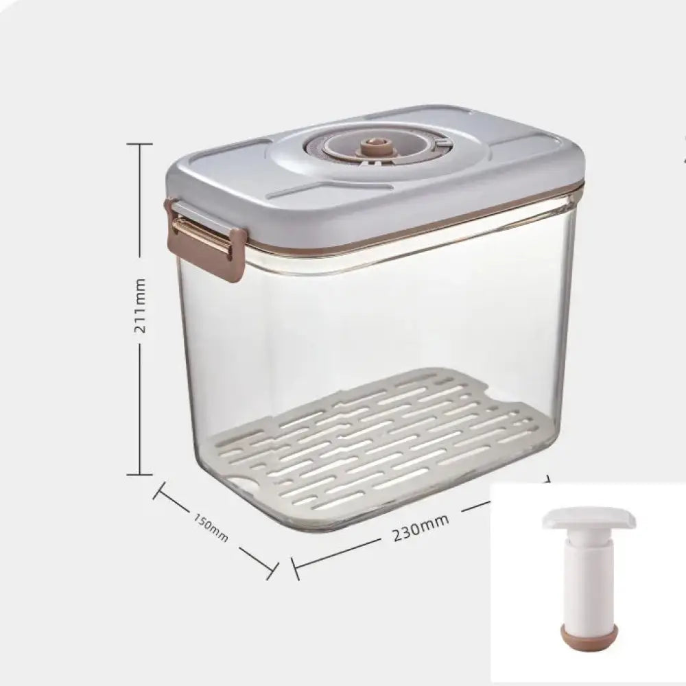 Arbaglobal Vacuum Seal Glass Food Storage Container Set