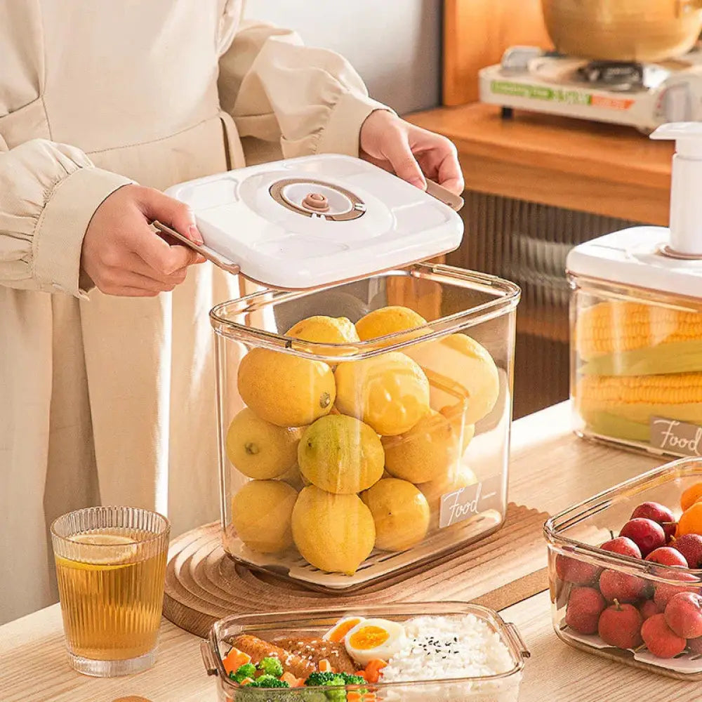 Arbaglobal Vacuum Seal Glass Food Storage Container Set