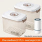 Arbaglobal Vacuum Seal Glass Food Storage Container Set