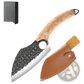 Forged High Carbon Steel Outdoor Chef Knife with Sheath
