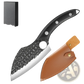Forged High Carbon Steel Outdoor Chef Knife with Sheath