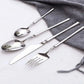 Modern 4-piece Stainless Steel Steak Cutlery Set