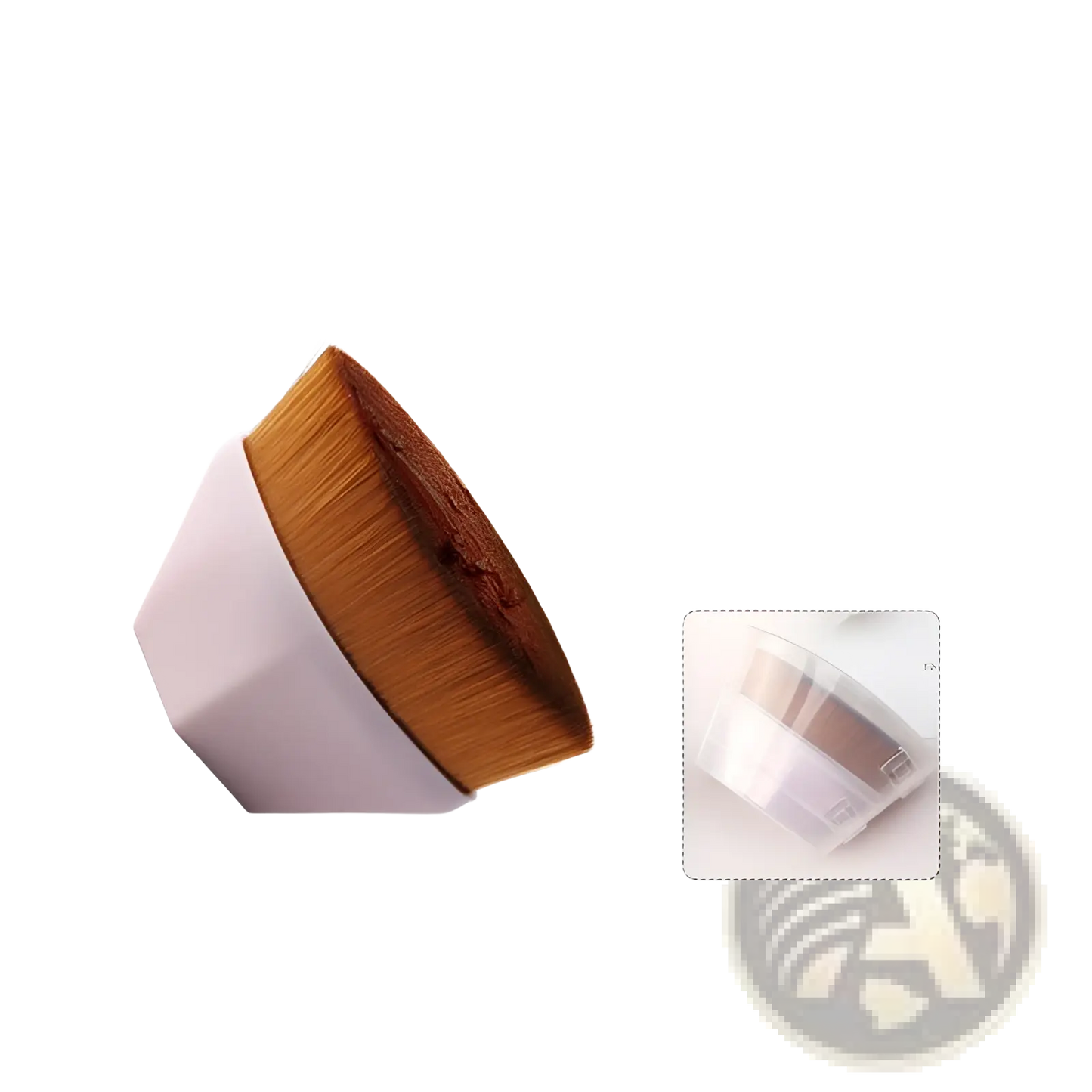 Foundation Brush and Powder Makeup Set with Case