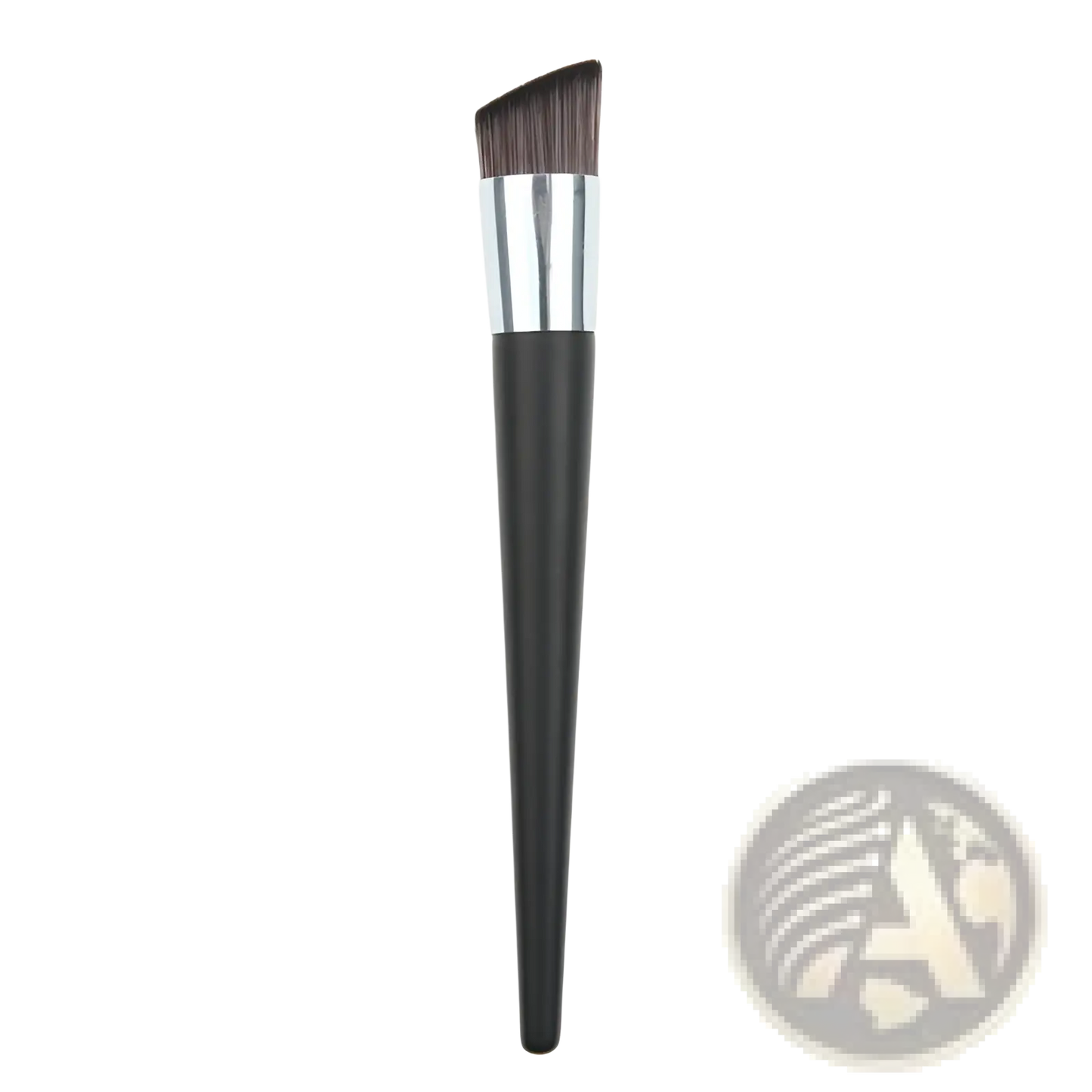 Foundation Brush Wooden Handle Angled Makeup Tool