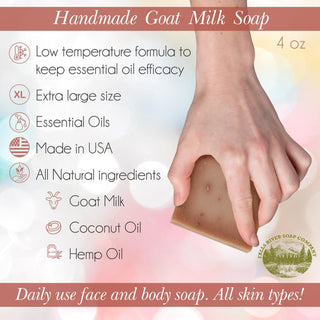 Falls River Soap Goat Milk Soap Bar, Luxury and Handmade, Gluten and Cruelty Free - Moroccan Vanilla, 5 Oz