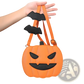 Funny Pumpkin and Bat Crossbody Bag with Detachable Charm