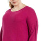 Ideology Women's Heathered Long Sleeve Top Pink Size Medium