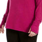 Ideology Women's Heathered Long Sleeve Top Pink Size Medium