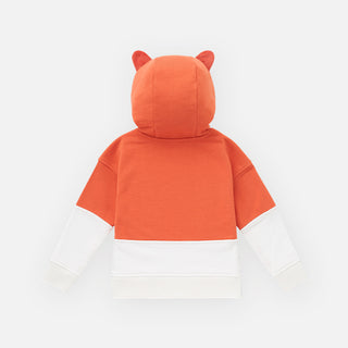 Cubcoats Kids Transforming 2 in 1  Unisex 2-in-1 Pullover Hoodie Orange