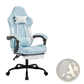 Gaming Chair with Footrest and Massage Lumbar Support